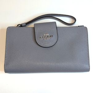 Coach White Phone Wallet